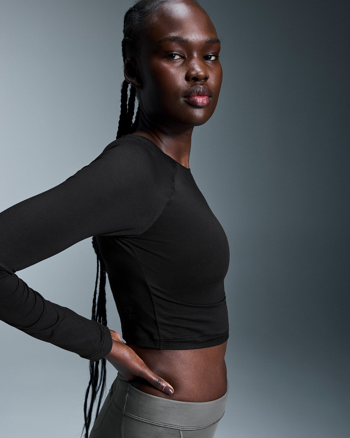 Studio Long-T Crop